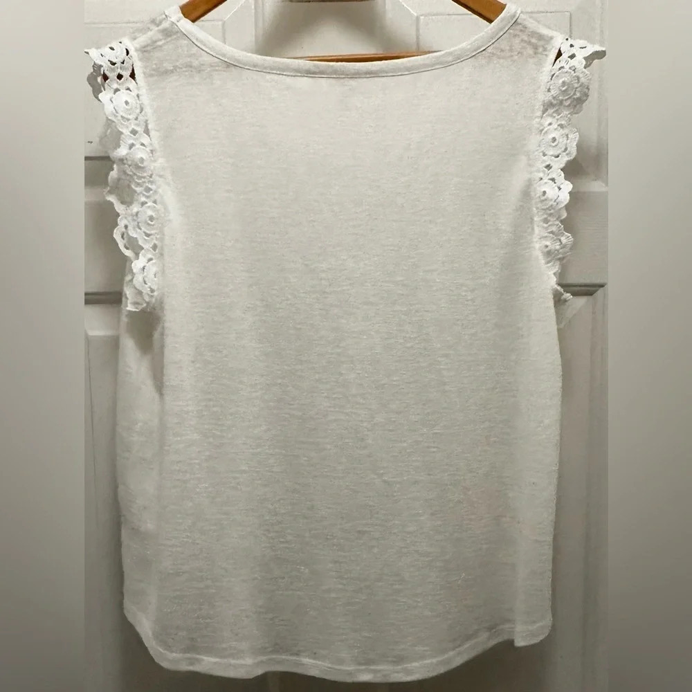 LC Lauren Conrad White Sleeveless Tank Top Size XXL